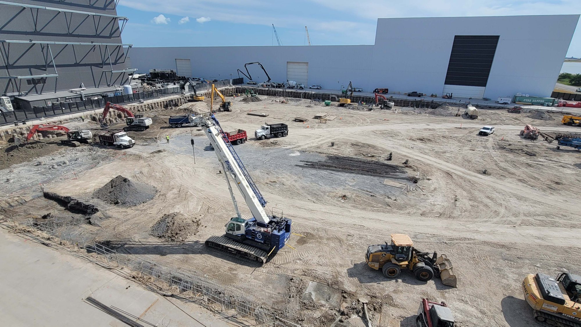 SpaceX Giga Bay Foundations0